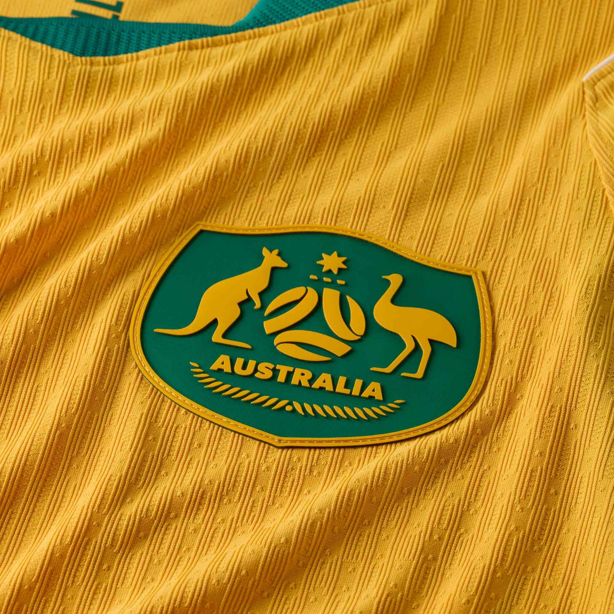 Nike 2026 Australia Men's Authentic Home Soccer Jersey (Detail 4)