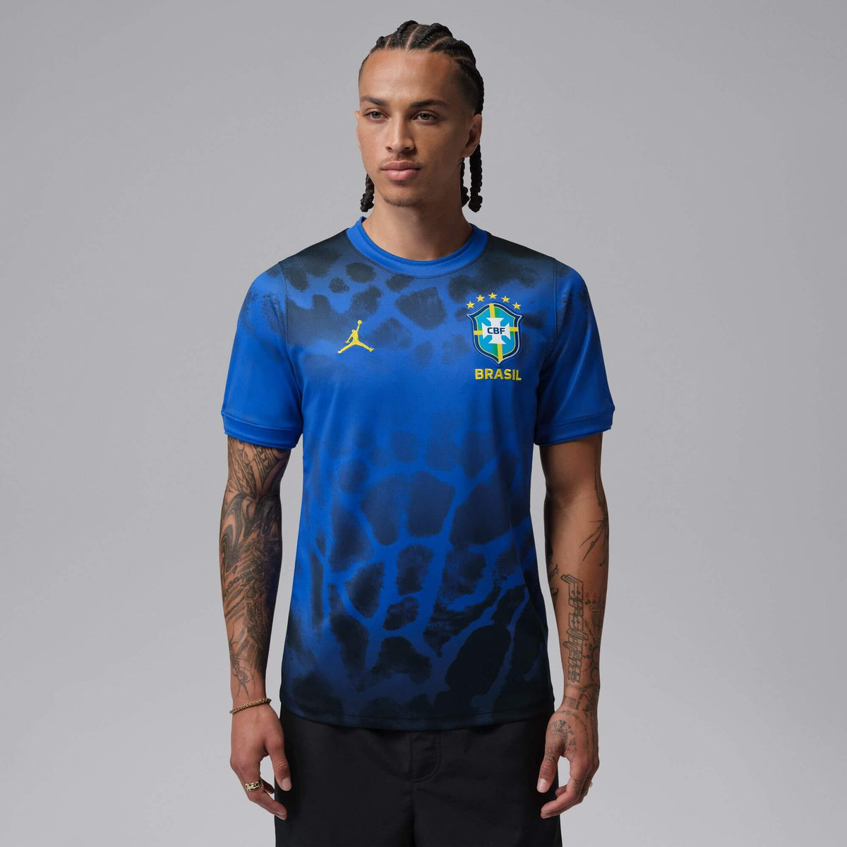 Nike 2026 Brazil Men's Academy Pro Pre-Match Top (Model - Front)