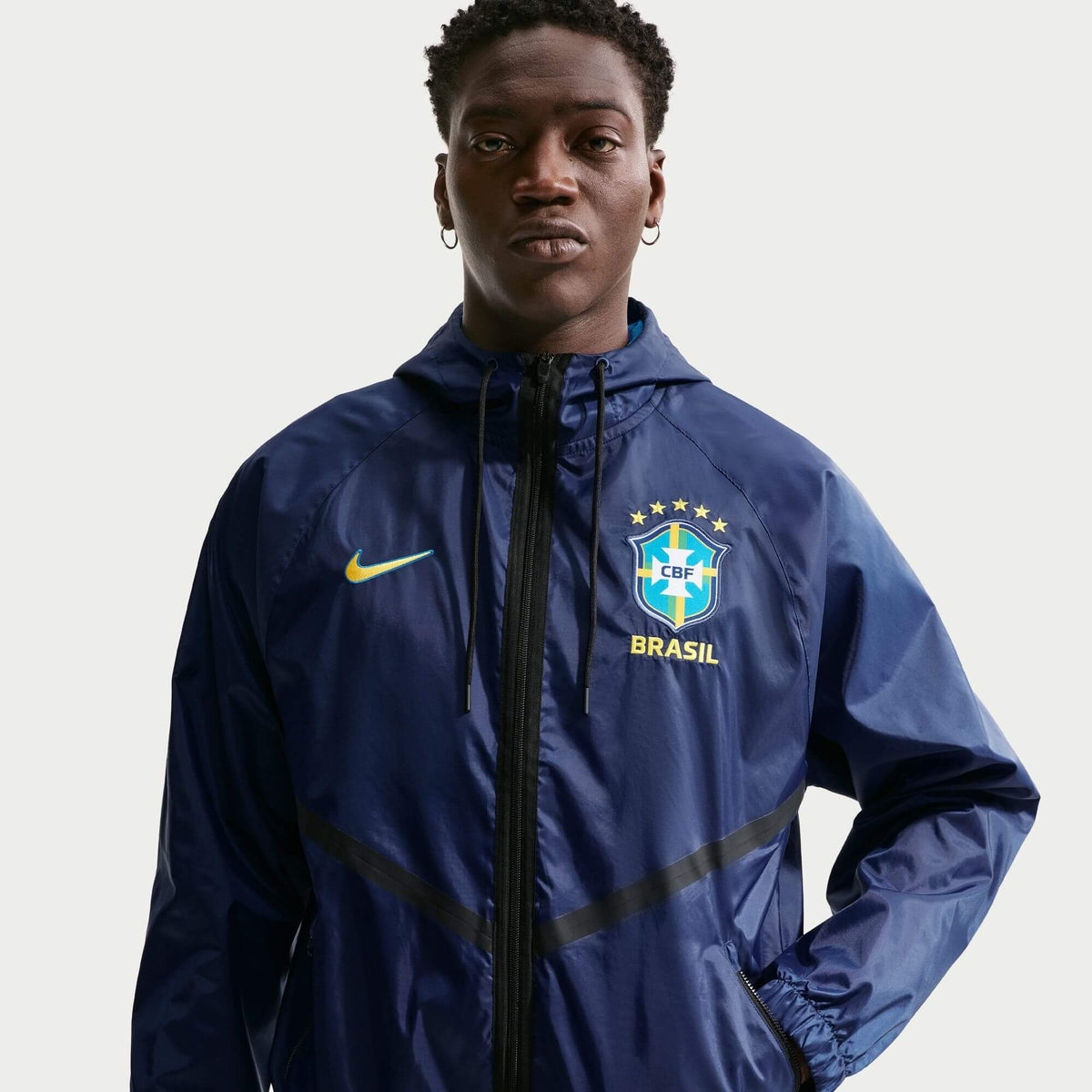 Nike 2026 Brazil Men's Anthem Jacket (Front)