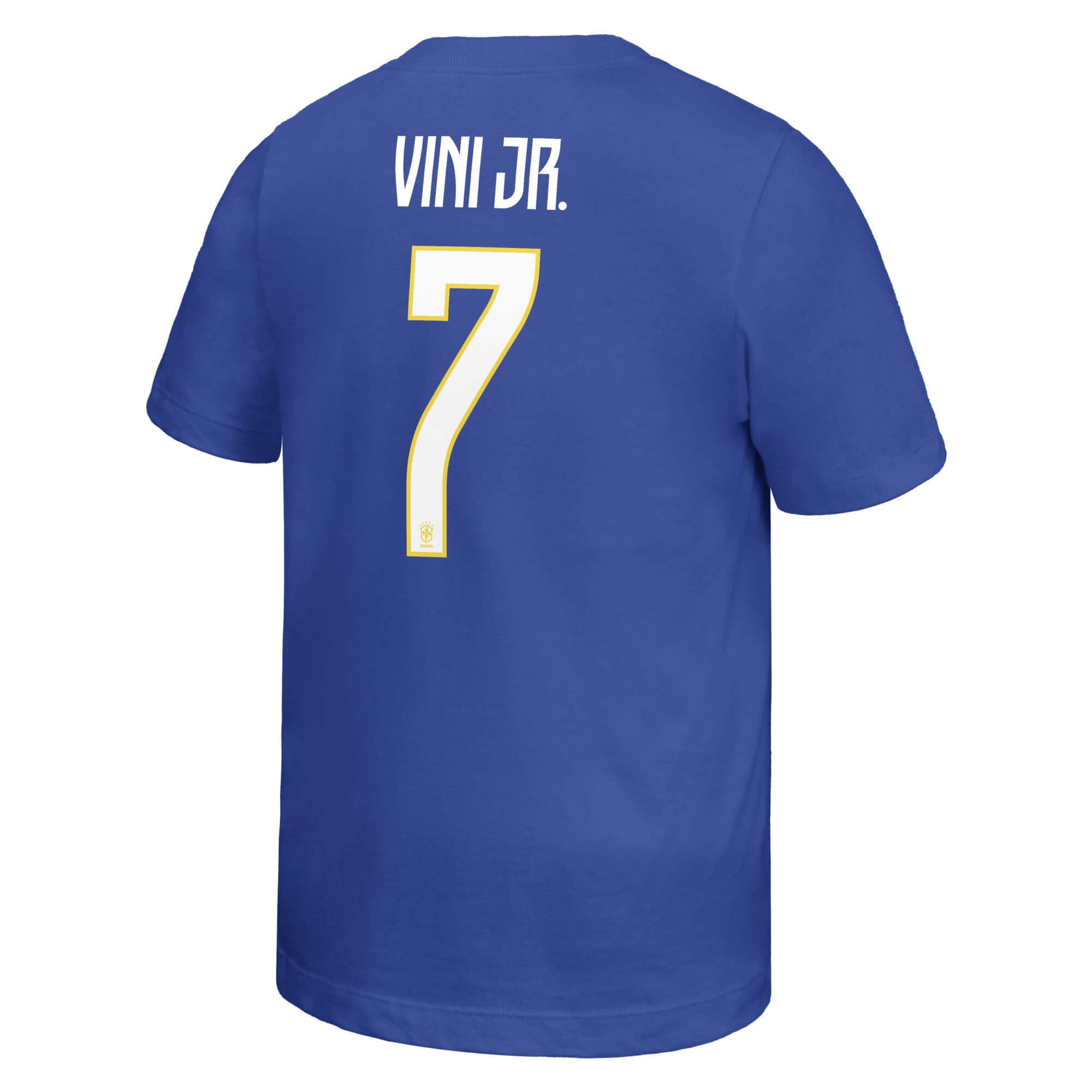 Nike 2026 Brazil Youth Core Vini Jr. #7 Tee (Back)
