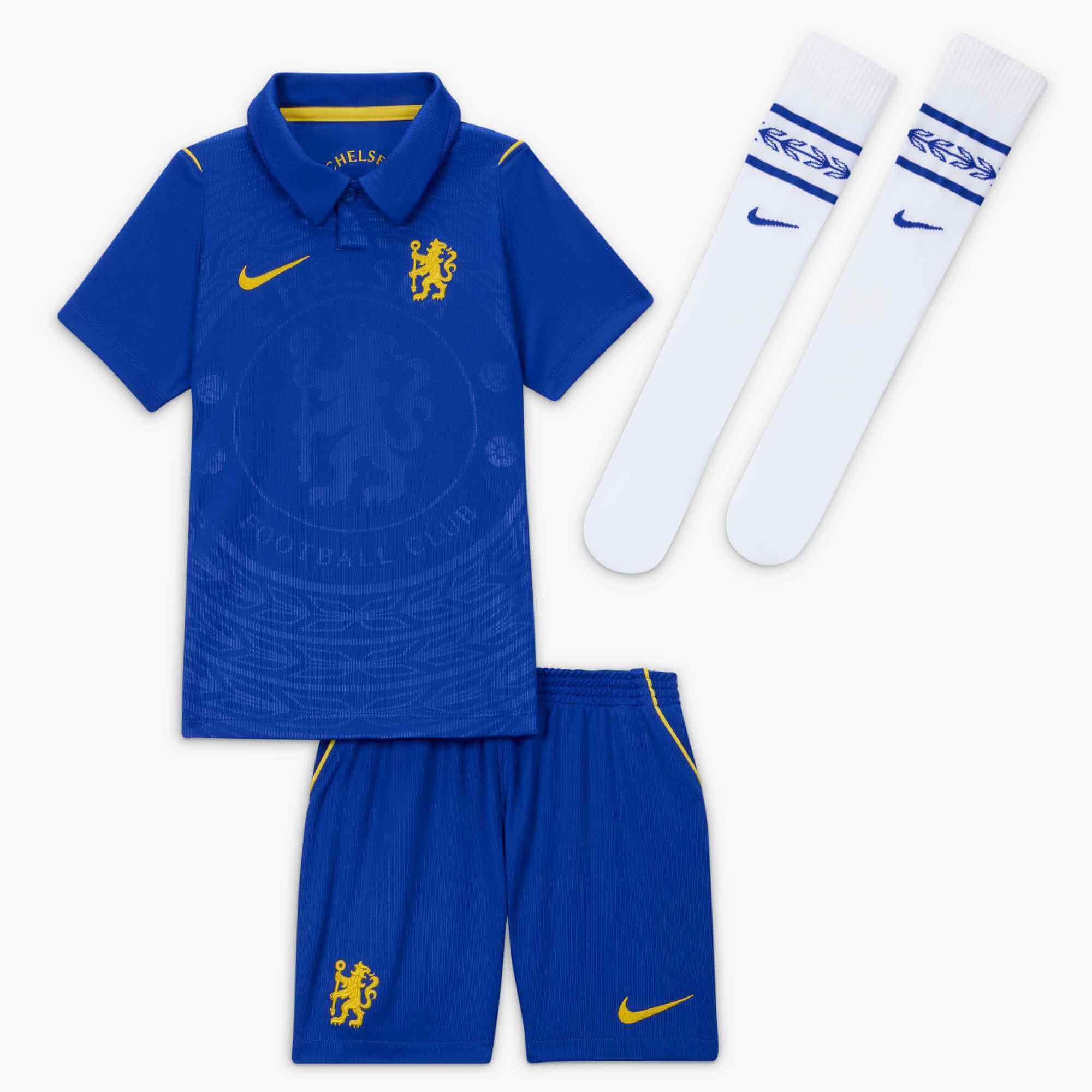Nike 2026 Chelsea Little Kid's Stadium Home Kit (Set - Front)