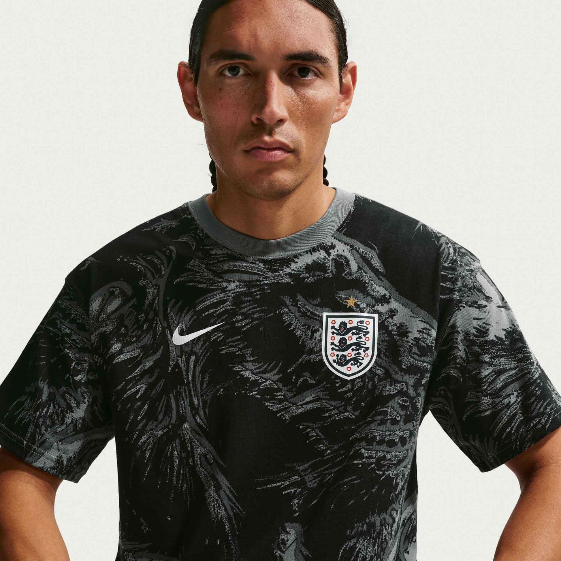 Nike 2026 England Men's All Over Print Tee (Detail 1)