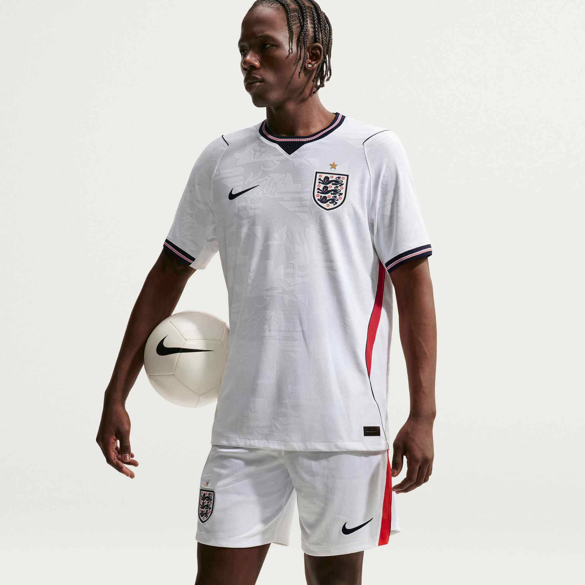 Nike 2026 England Men's Authentic Home Soccer Jersey (Detail 1)