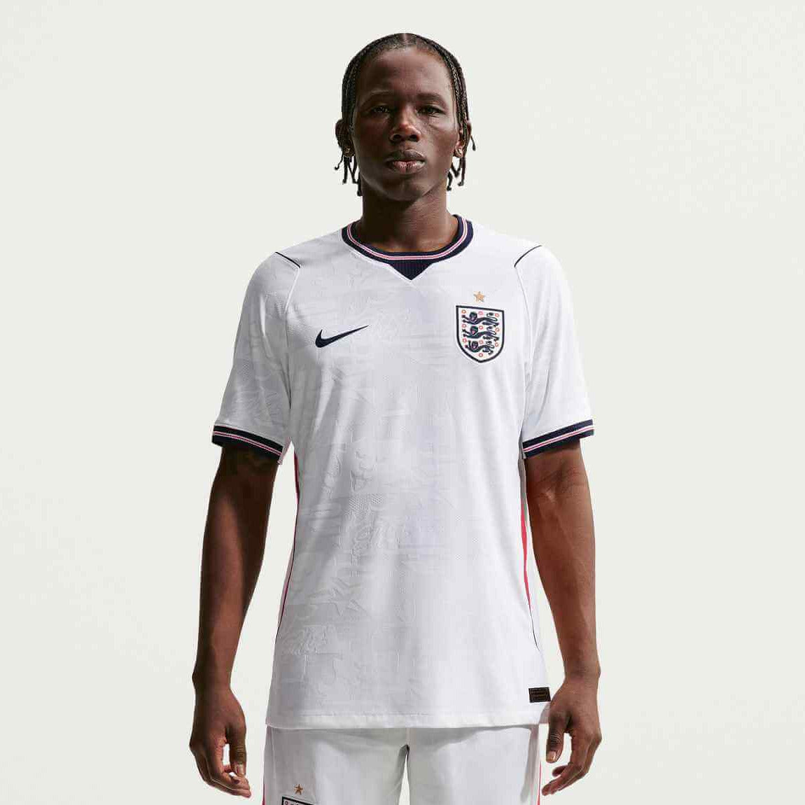 Nike 2026 England Men's Authentic Home Soccer Jersey (Model - Front)