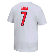 Nike 2026 England Youth Core Saka #7 Tee (Back)