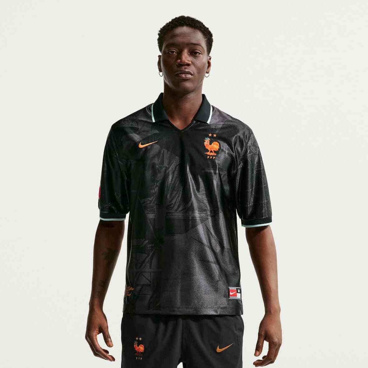 Nike 2026 France Men's Dri-Fit Energy Soccer Jersey (Model - Front)