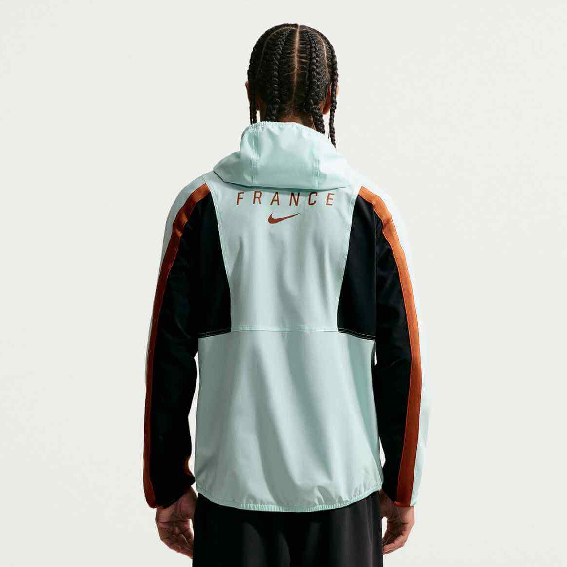 Nike 2026 France Men's Dri-Fit Woven Energy Jacket (Model - Back)