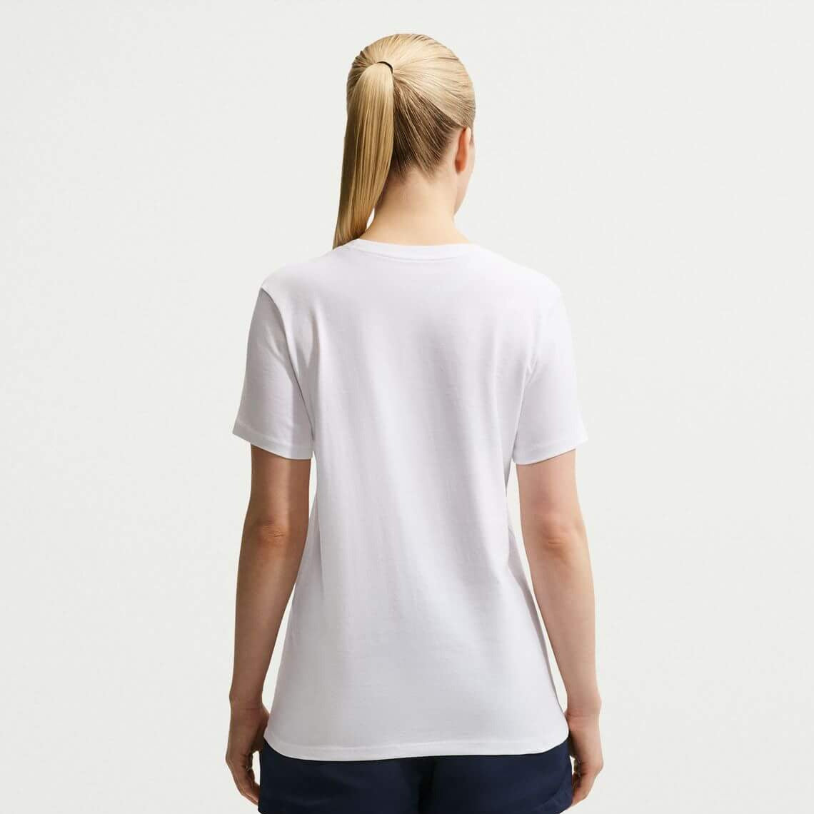 Nike 2026 France Women's Crest Tee (Model - Back)