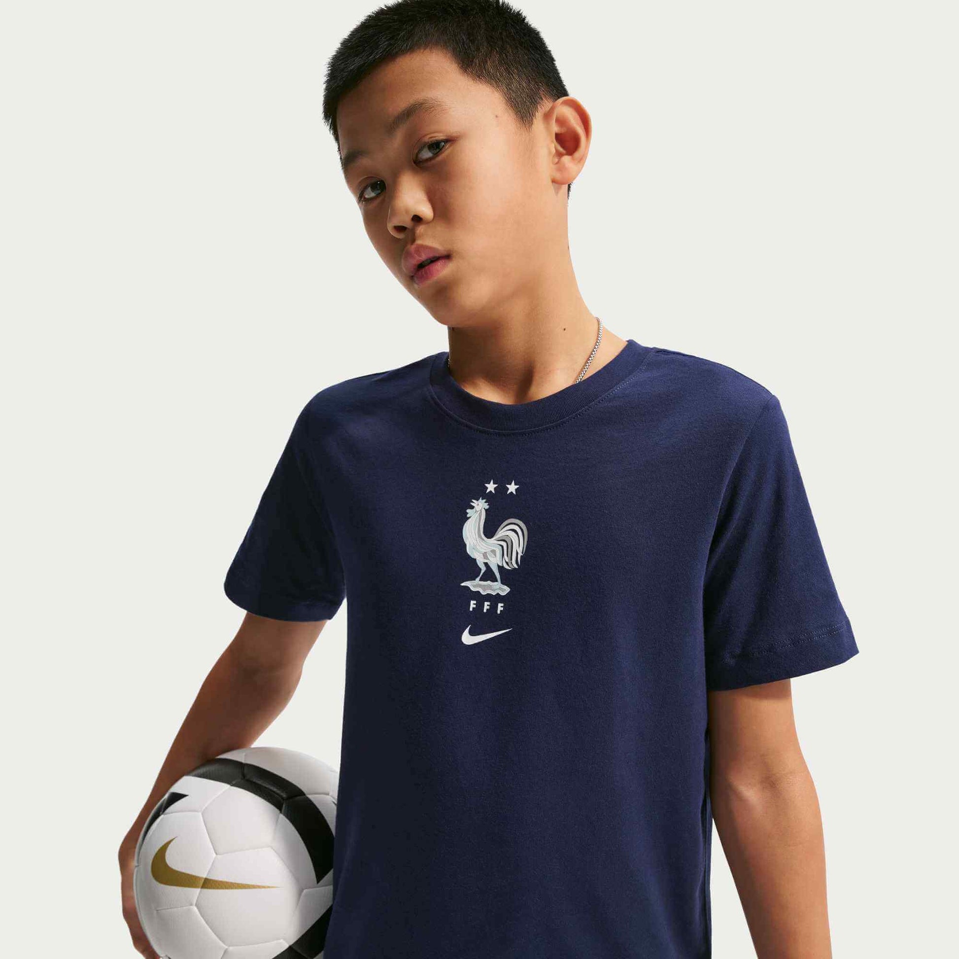 Nike 2026 France Youth Crest Tee (Front)