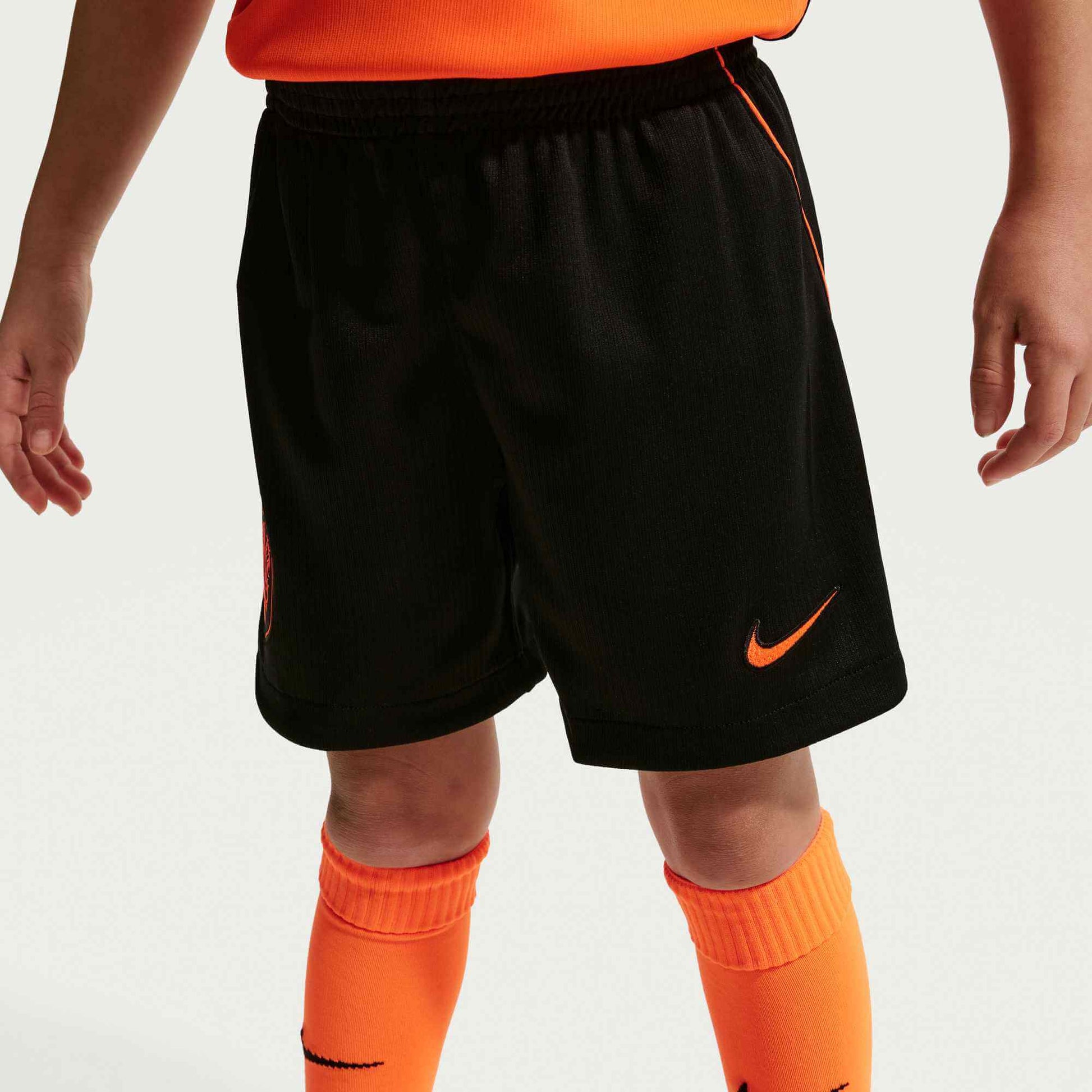 Nike 2026 Netherlands Little Kids' Stadium Home Kit (Shorts - Front)