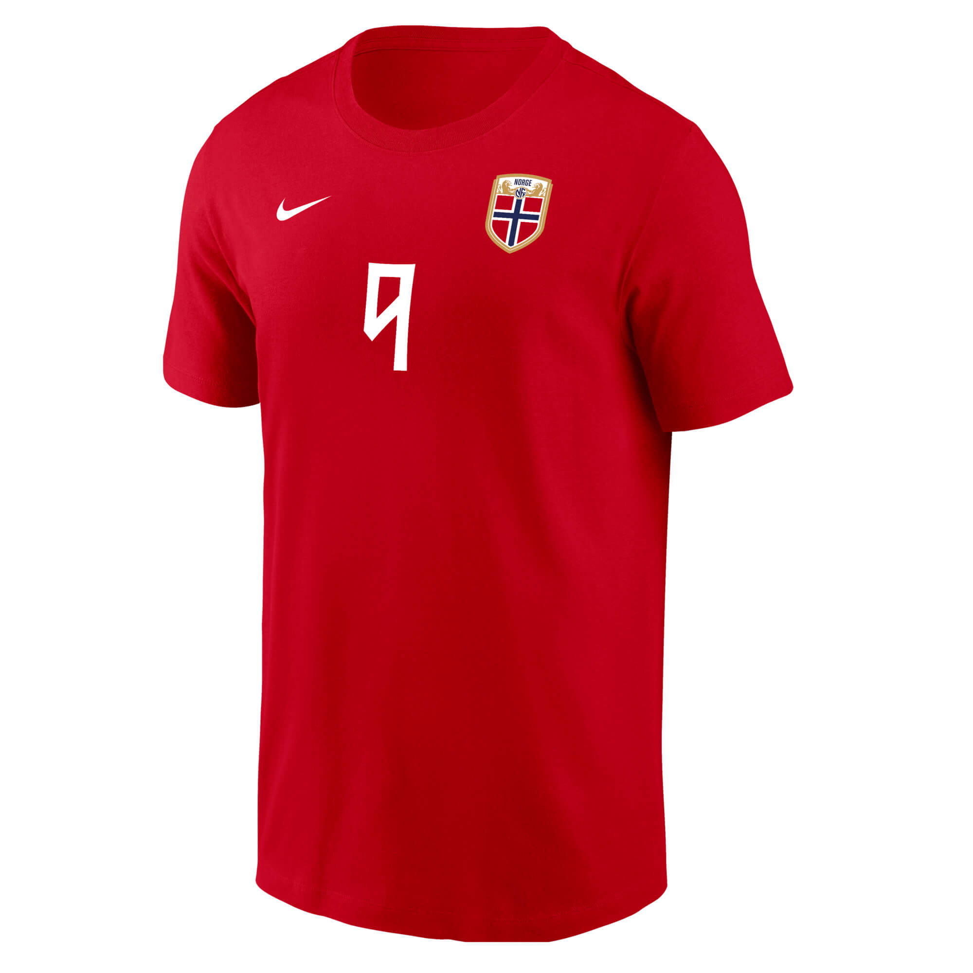 Nike 2026 Norway Men's Core Haaland #9 Tee (Front)