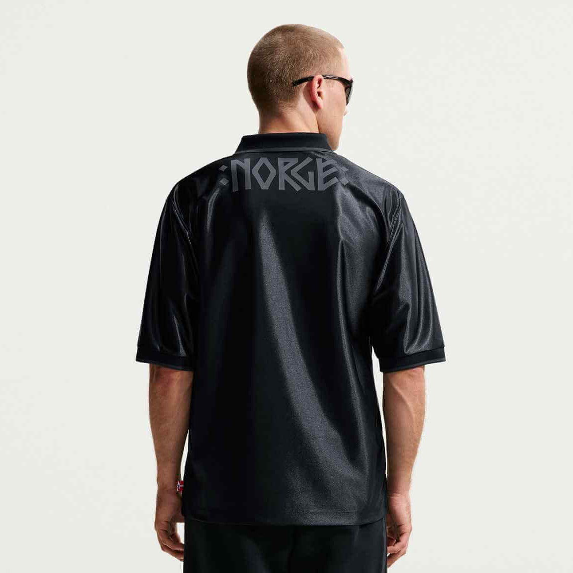 Nike 2026 Norway Men's Dri-Fit Energy Soccer Jersey (Model - Back)