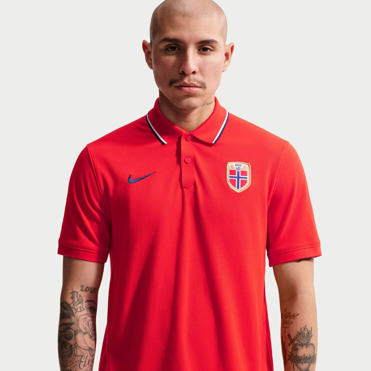 Nike 2026 Norway Men's The Nike Polo 2.0 (Front)