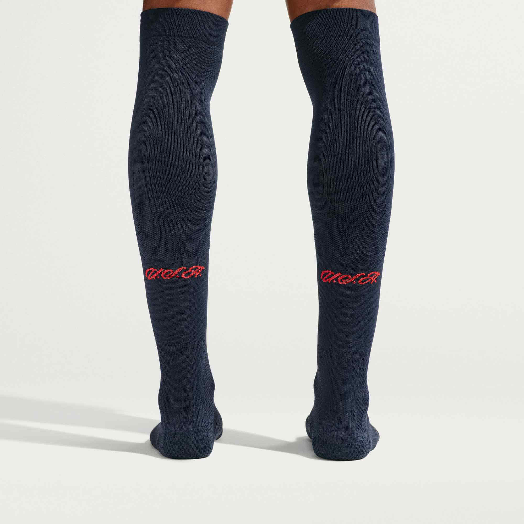 Nike 2026 USMNT Away VaporFast Knee-High Socks (Model - Back)