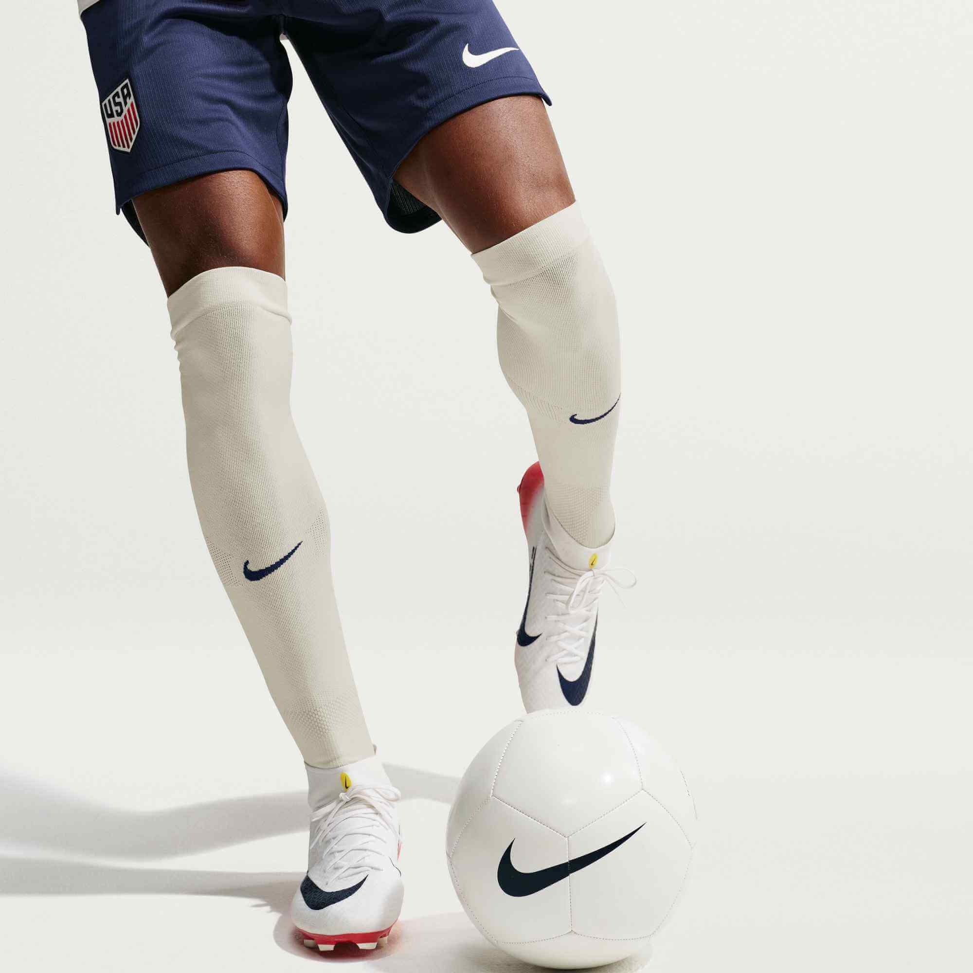 Nike 2026 USMNT Home VaporFast Knee-High Socks (Model - Action)