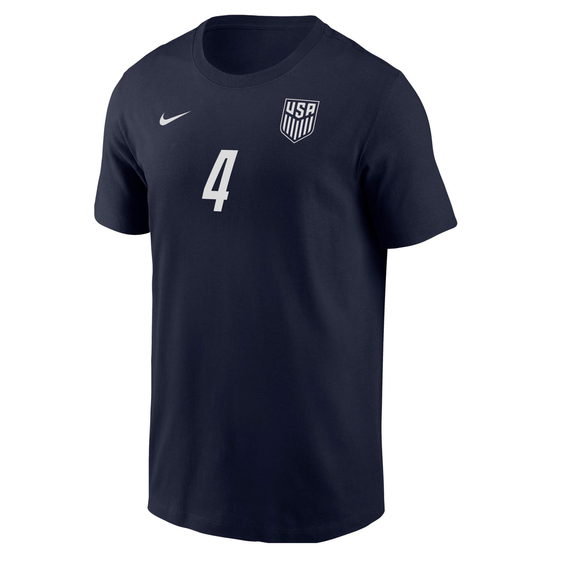 Nike 2026 USMNT Men's Core Adams #4 Tee (Front)