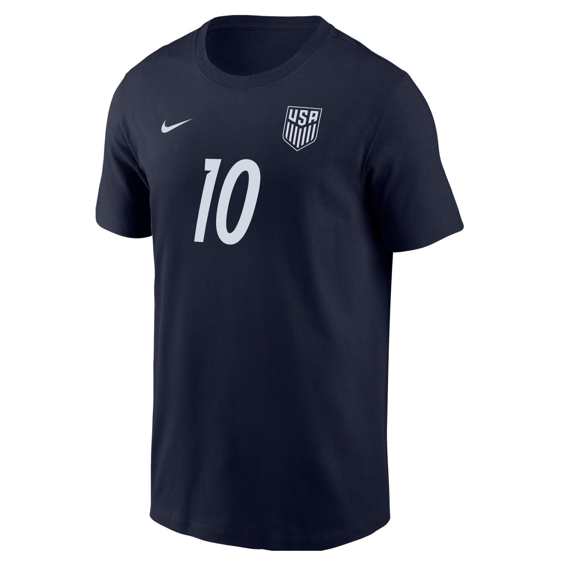 Nike 2026 USMNT Men's Core Pulisic #10 Tee (Lateral - Front)
