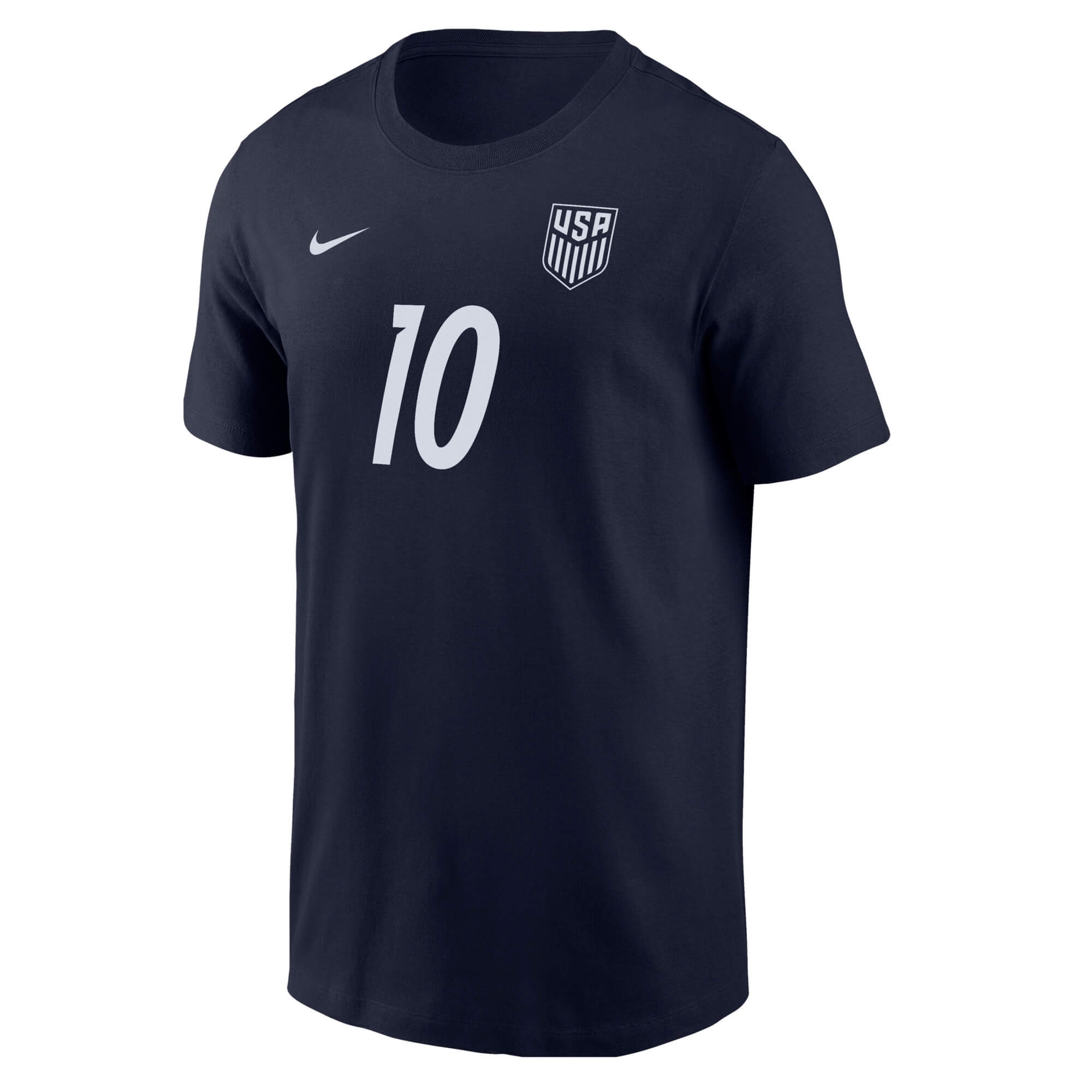 Nike 2026 USMNT Men's Core Pulisic #10 Tee (Lateral - Front)