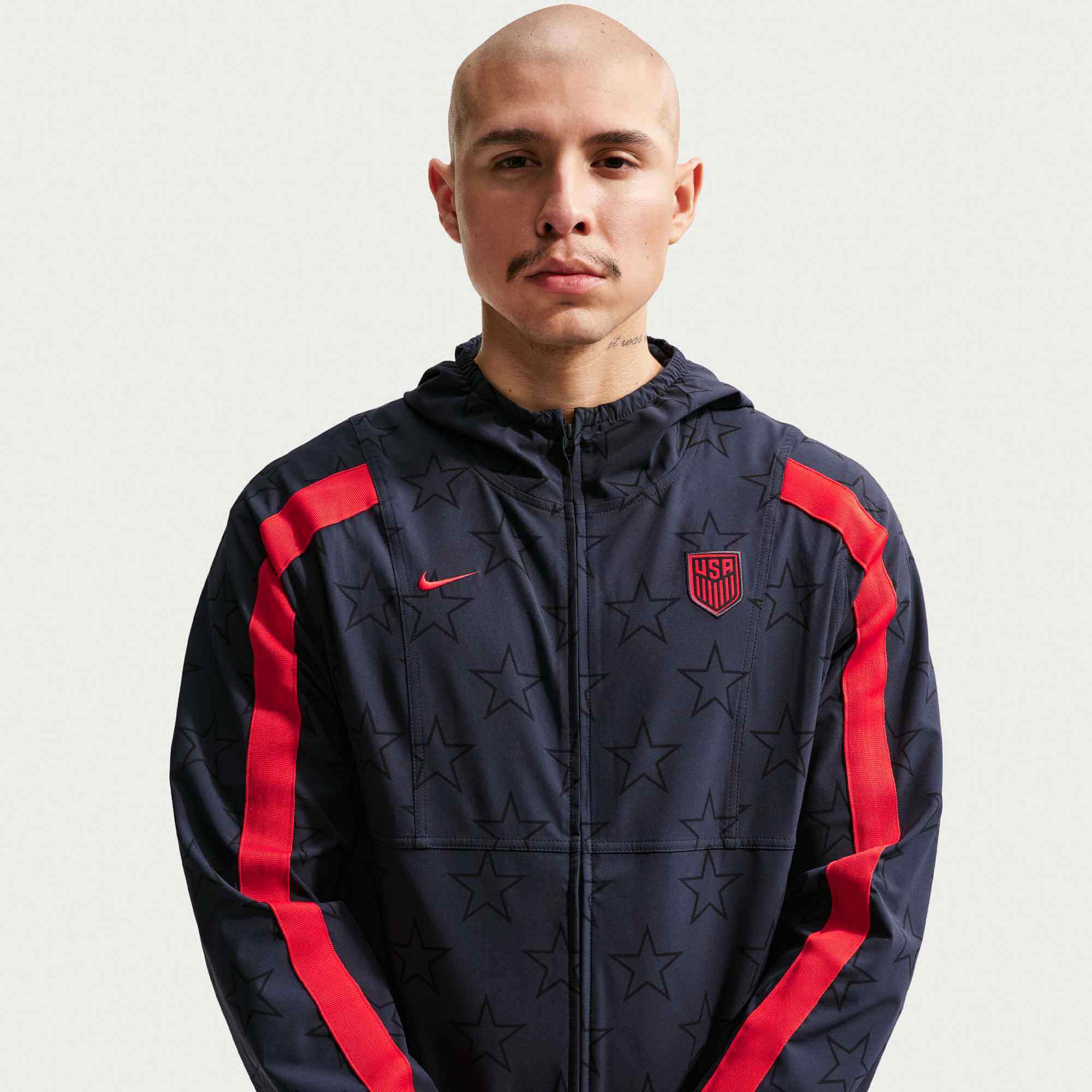 Nike 2026 USMNT Men's Dri-Fit Woven Energy Jacket (Front)