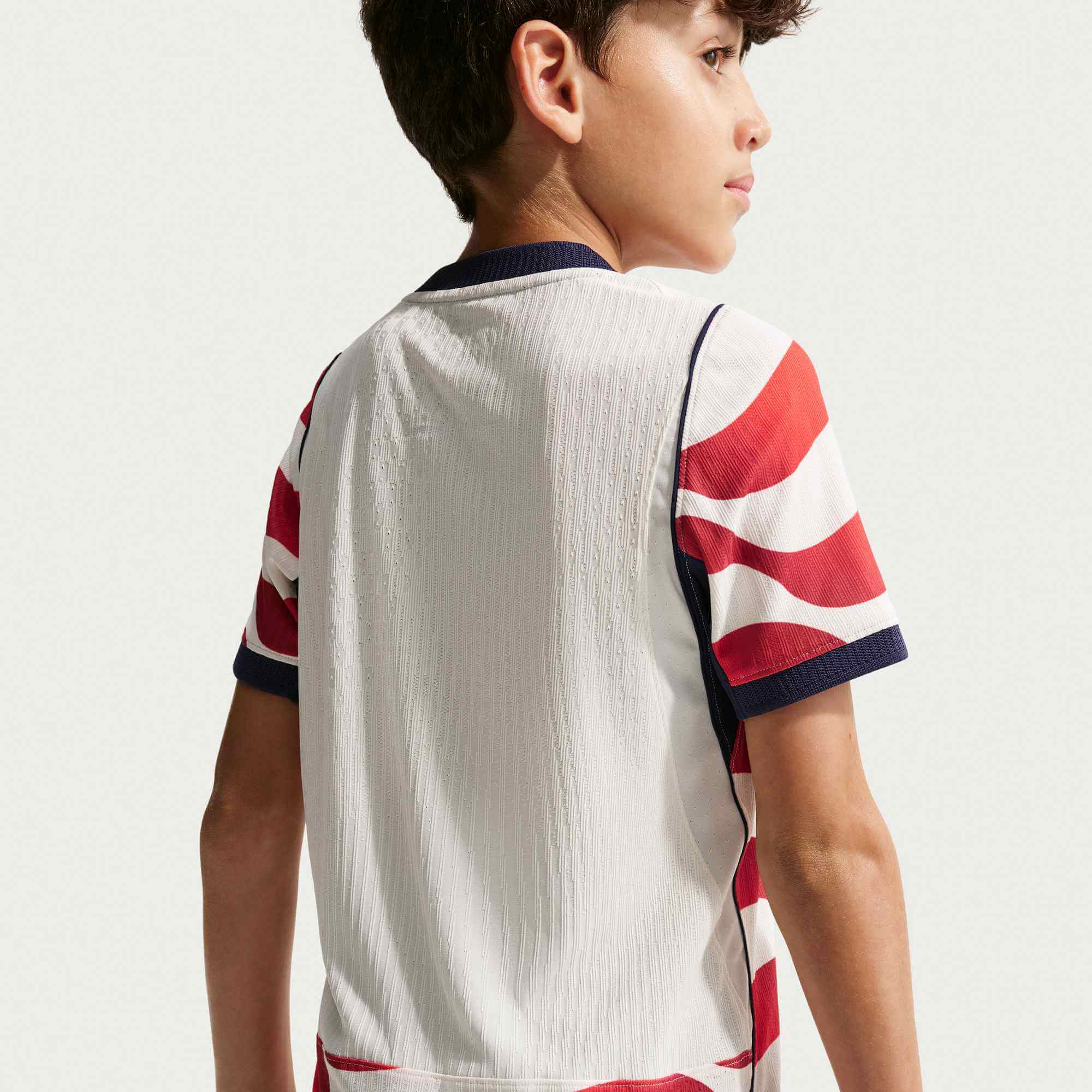 Nike 2026 USMNT Youth Authentic Home Soccer Jersey (Model 1 - Back)