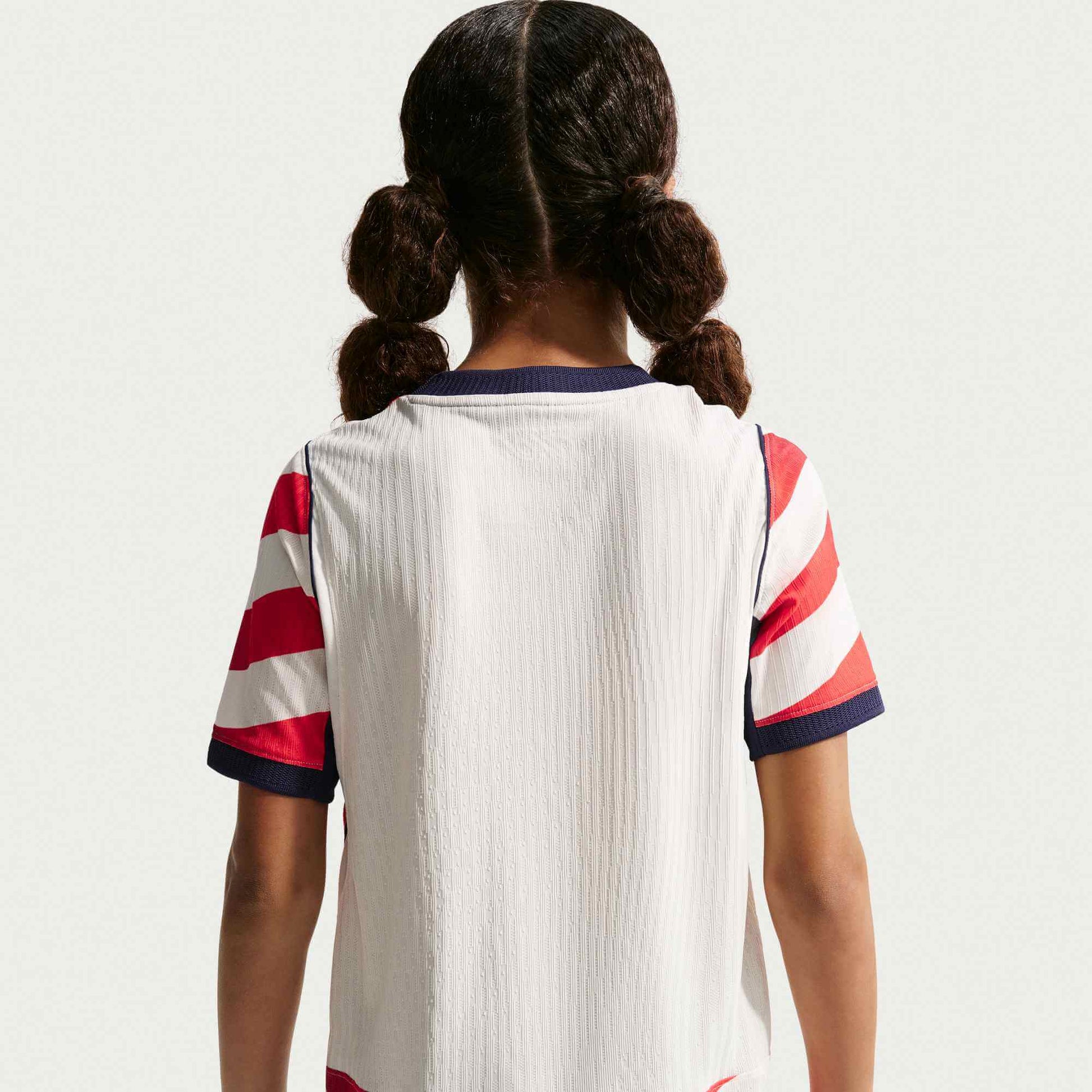 Nike 2026 USMNT Youth Authentic Home Soccer Jersey (Model 2 - Back)