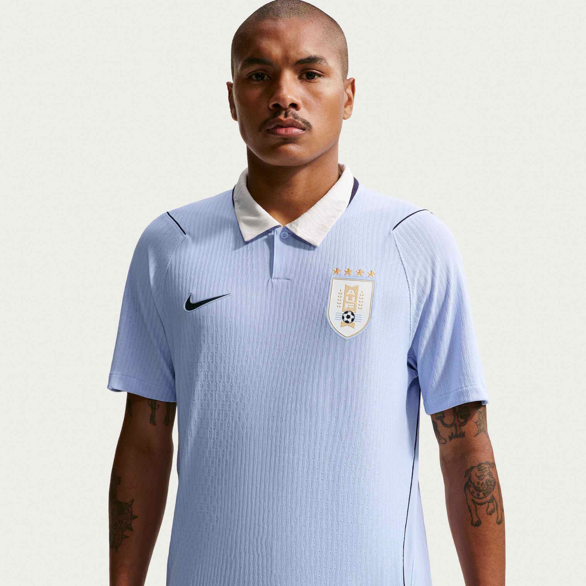 Nike 2026 Uruguay Men's Authentic Home Soccer Jersey (Front)
