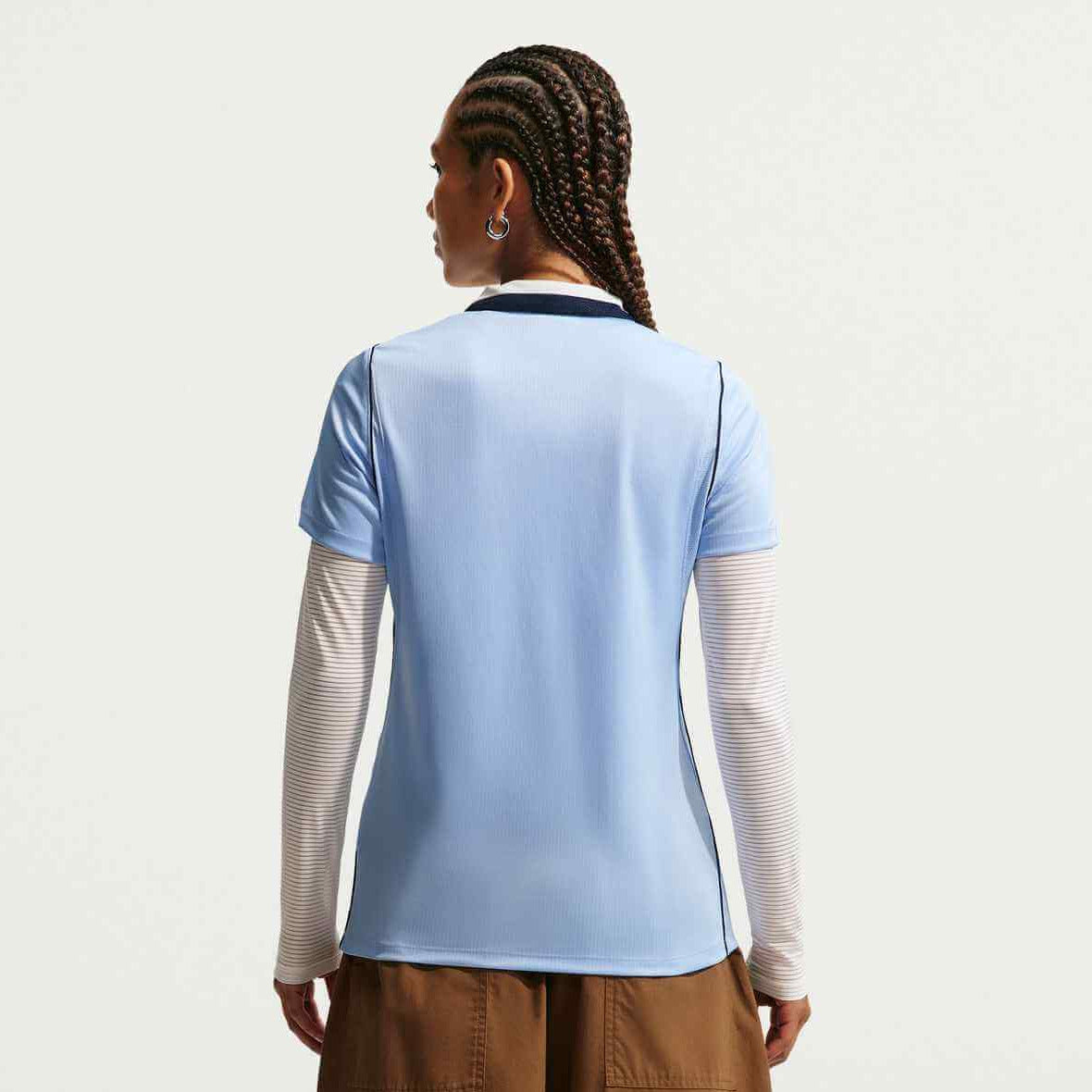 Nike 2026 Uruguay Women's Stadium Home Soccer Jersey (Model - Back)