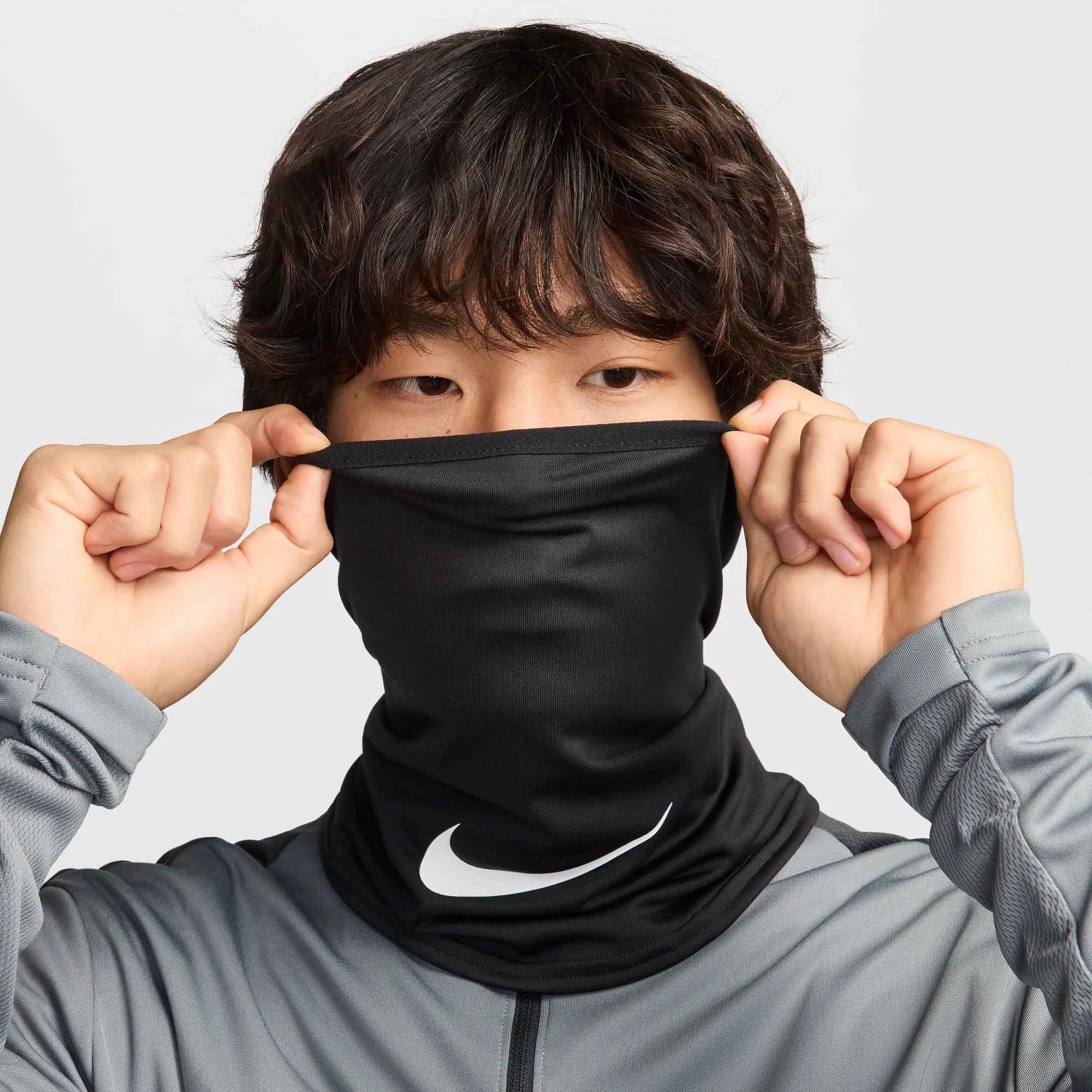 Nike Academy Neck Warmer (Model - Front Covered)