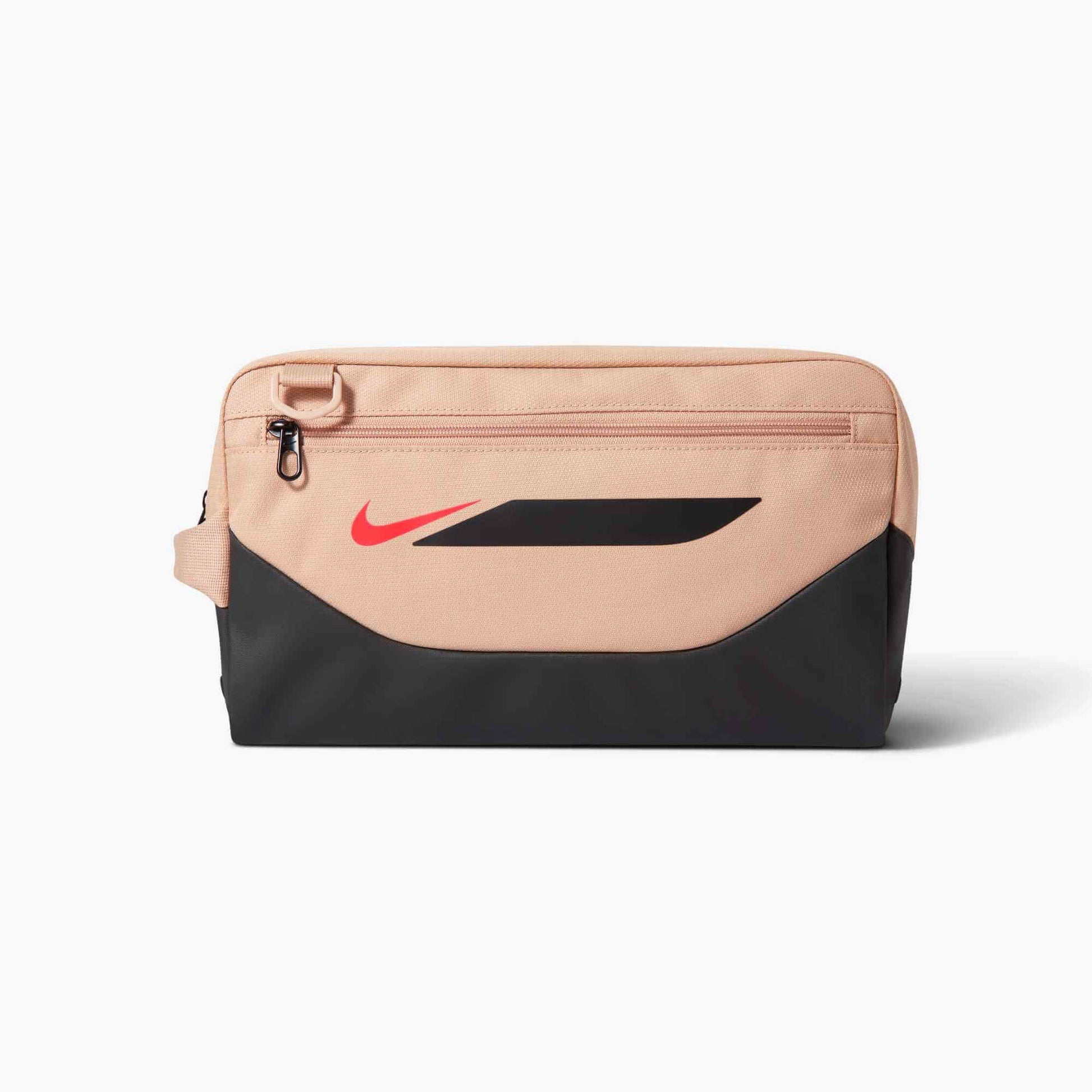 Nike Academy Shoe Bag (11 L) Linen/Black (Front)