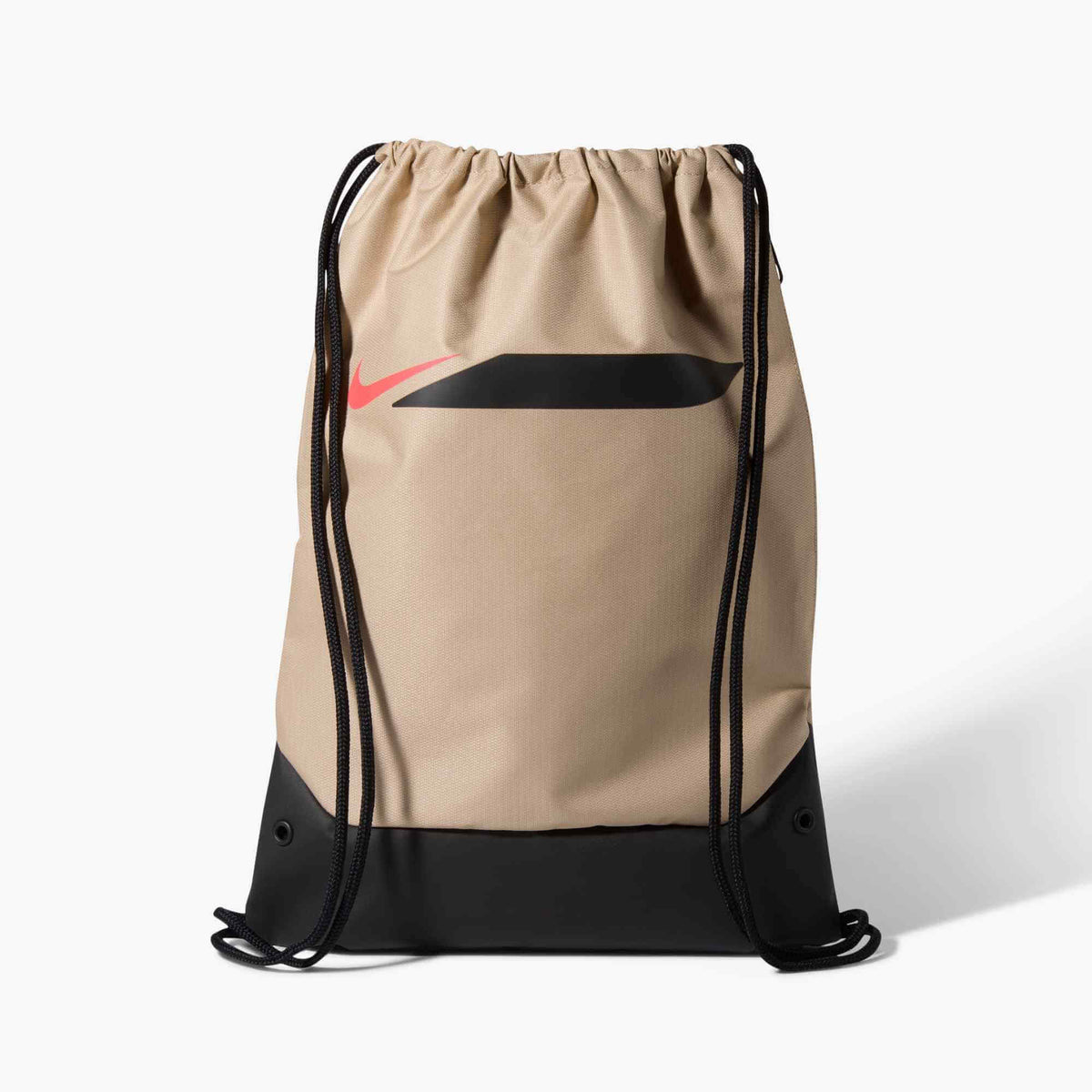 Nike Academy Team Gymsack Linen/Black/Bright Crimson (Front)