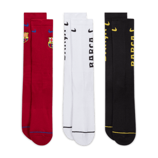 Nike Barcelona Everyday Socks 3 Pairs (Pairs - Front)