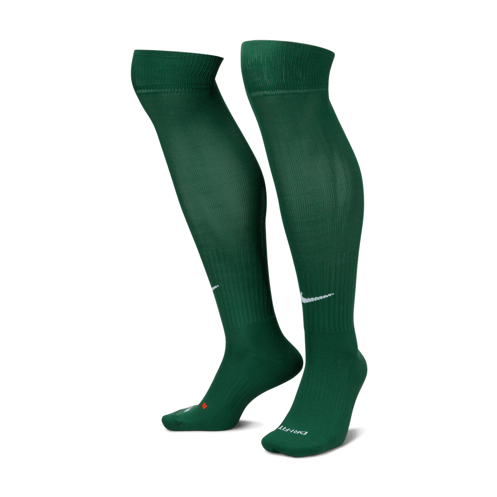 Nike Classic Knee-High Socks Forest Green (Pair - Lateral)