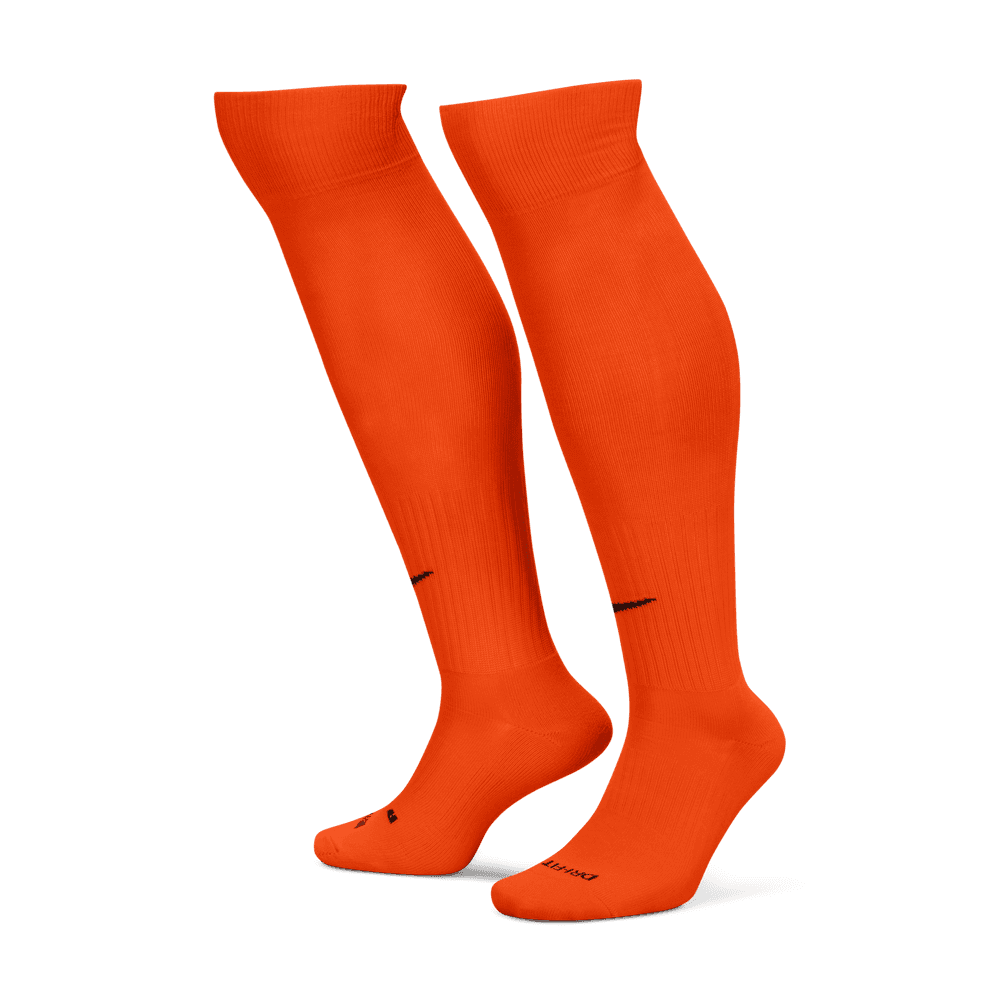 Nike Classic Knee-High Socks Orange-Black (Pair - Lateral)