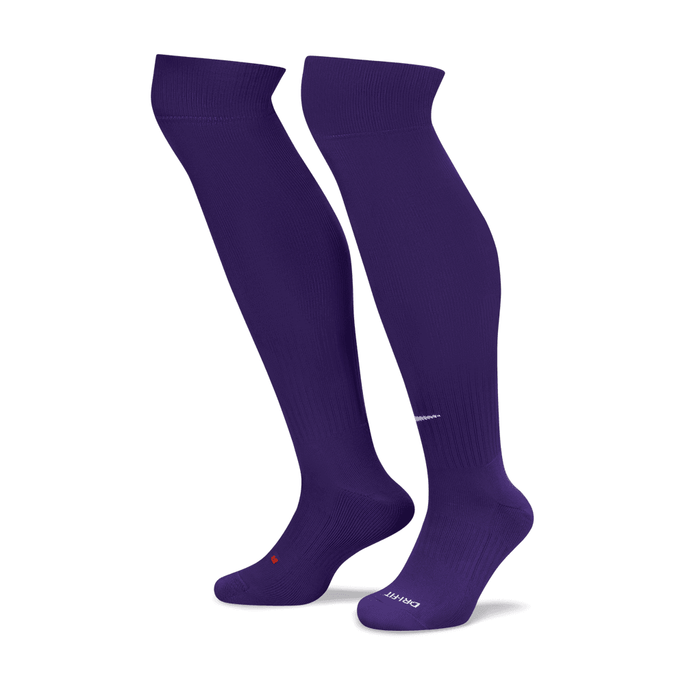 Nike Classic Knee-High Socks Purple (Pair - Lateral)