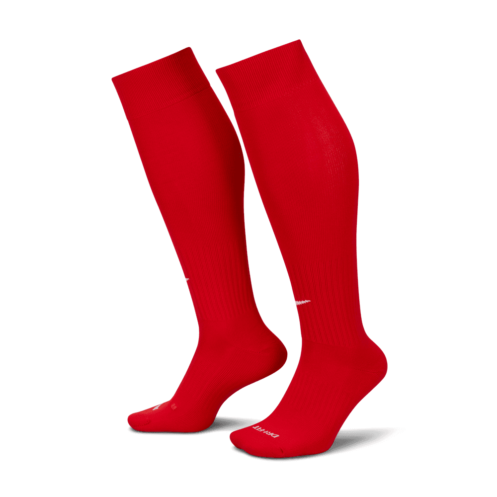 Nike Classic Knee-High Socks Varsity Red (Pair - Lateral)
