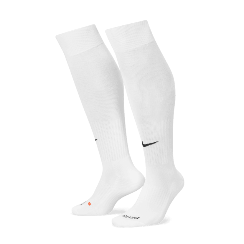 Nike Classic Knee-High Socks White (Pair - Lateral)