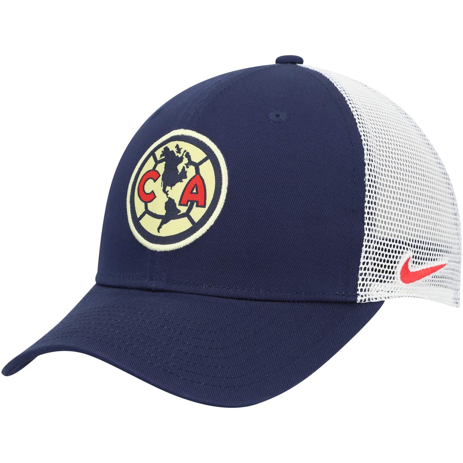 Nike Club America Classic 99 Trucker Cap - Navy-White (Front - Lateral 1)