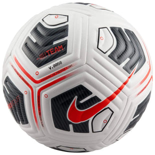 Nike FA24 Academy Plus Ball White/Black/Bright Crimson (Front)