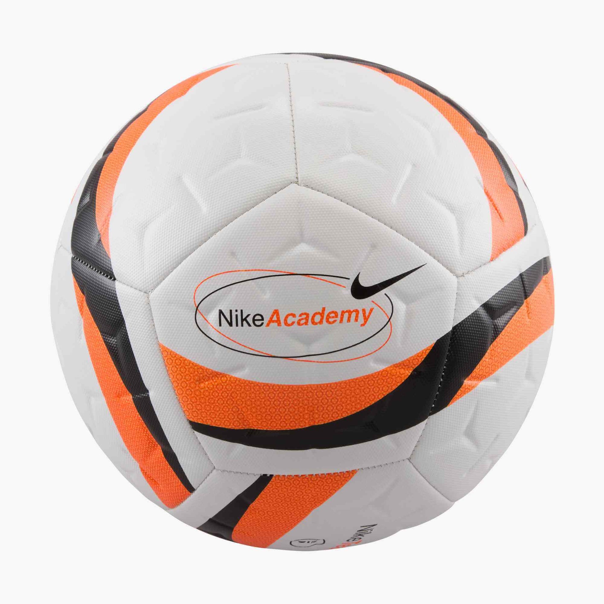 Nike FA25 Academy Team Soccer Ball White/Total Orange/Black (Back)