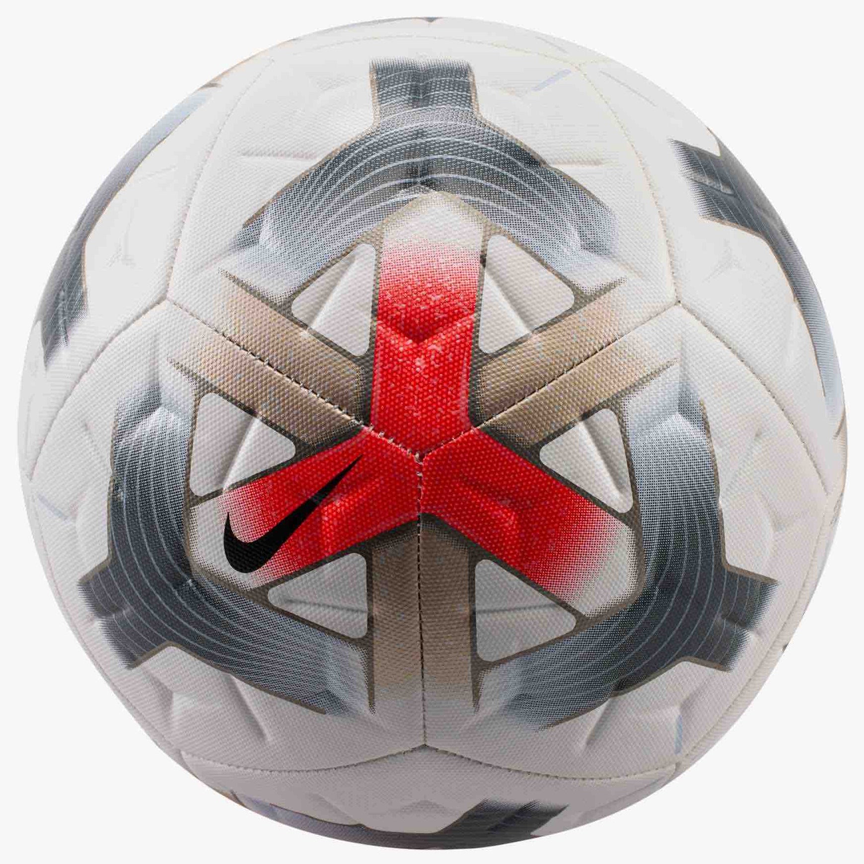 Nike FA26 Academy Soccer Ball White-Bright Crimson-Anthracite-Black (Back)
