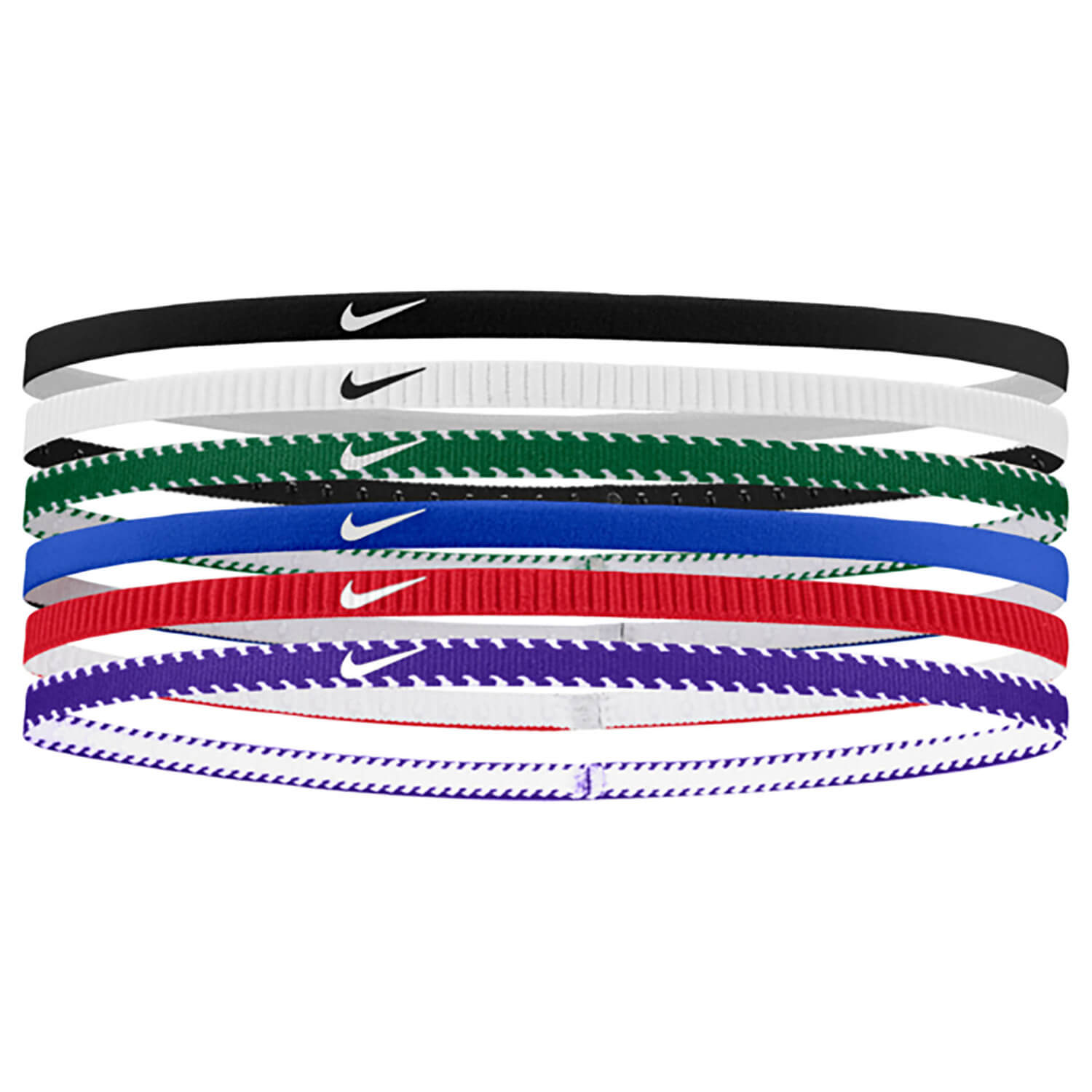 Nike Flex Classic Slim Headbands Multicolor (6 Pack)