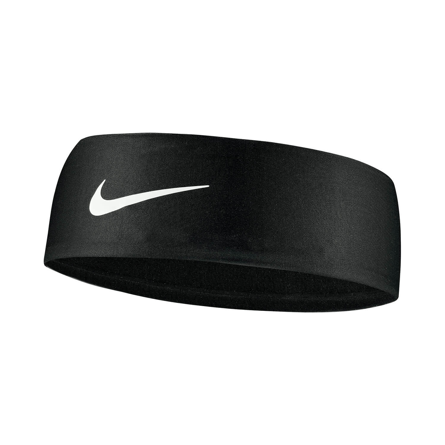 Nike Fury Headband 3.0 Black-White (Lateral - Front)