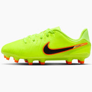 Nike JR Legend 10 Academy Firm_Multi Ground Soccer Cleats - Max Voltage Pack (HO25) (Side 1)