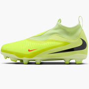 Nike JR Phantom 6 High Academy Firm_Multi Ground Soccer Cleats - Max Voltage Pack (HO25) (Side 1)