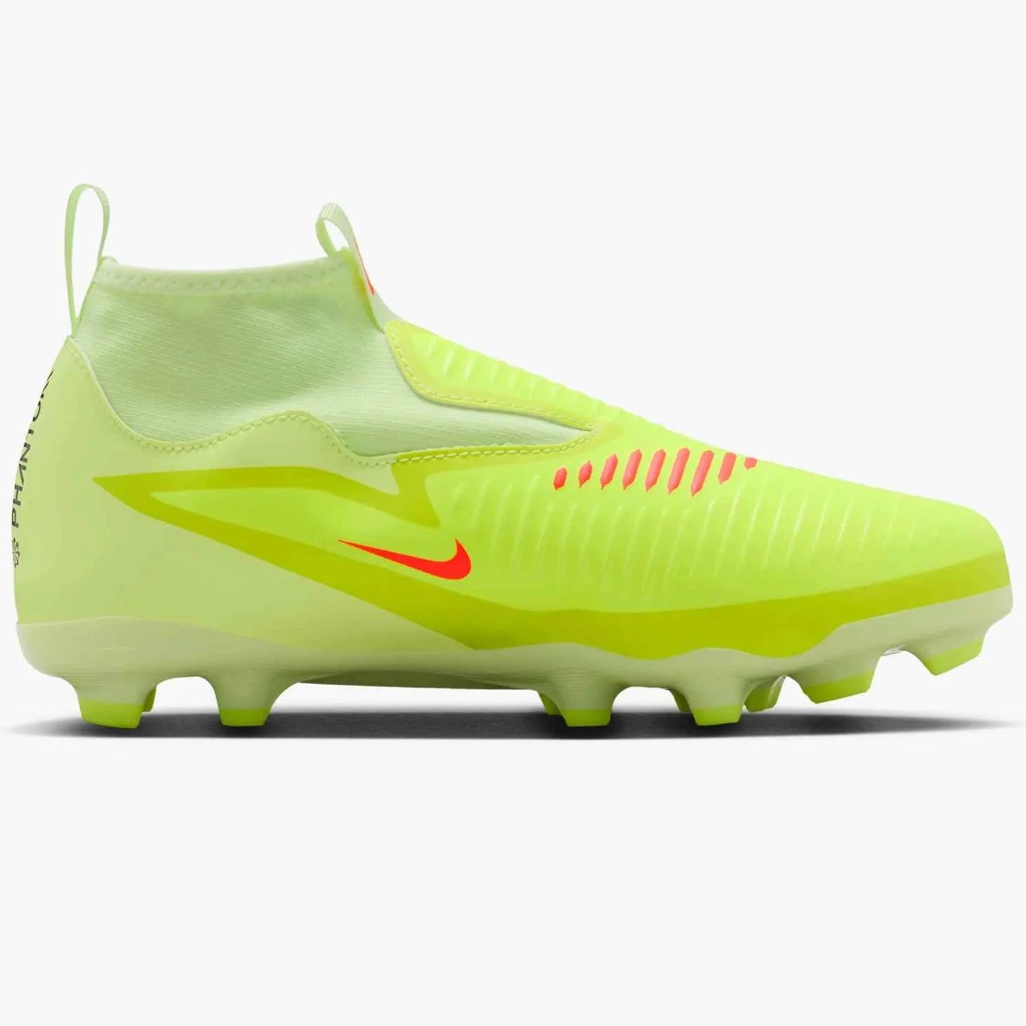 Nike JR Phantom 6 High Academy Firm_Multi Ground Soccer Cleats - Max Voltage Pack (HO25) (Side 2)