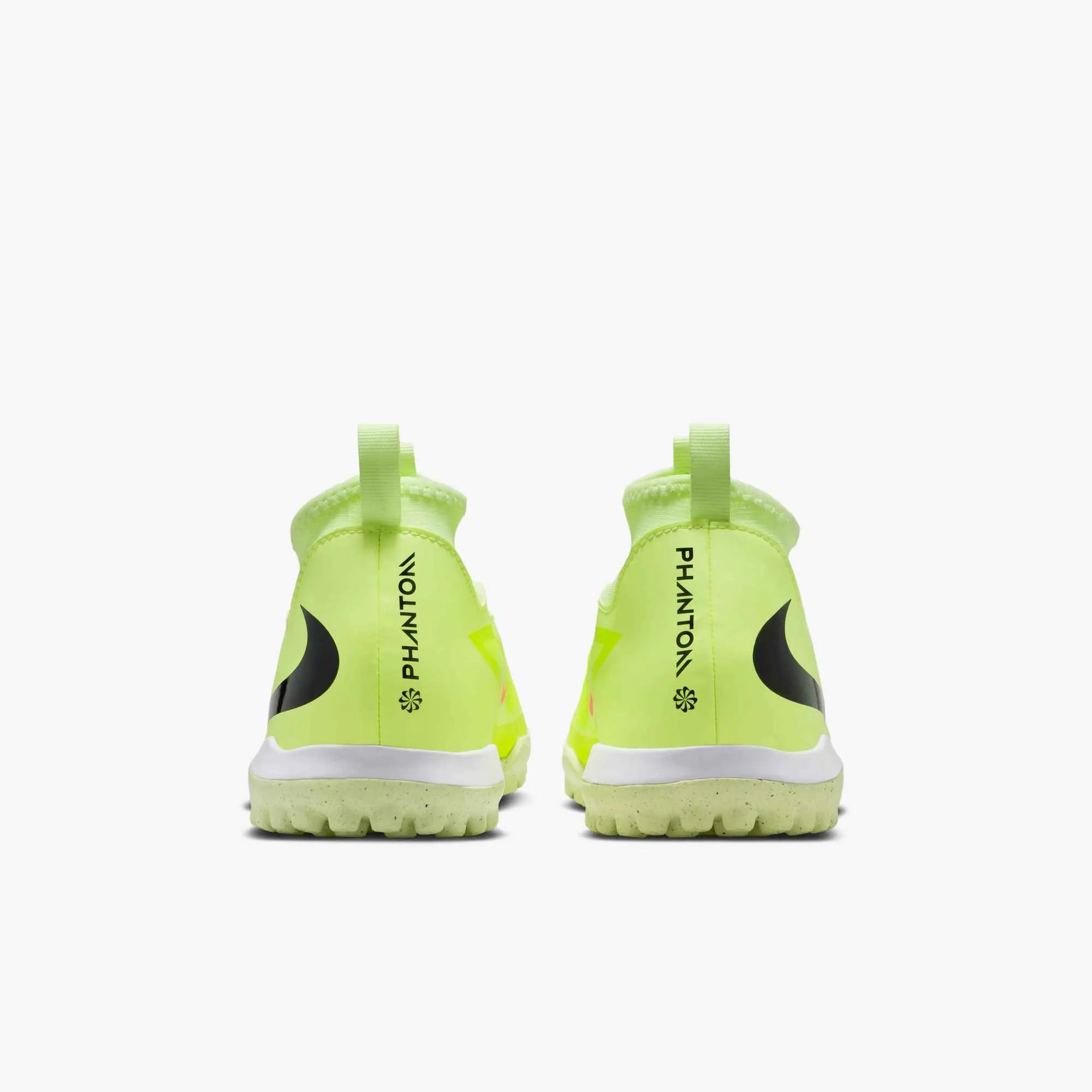 Nike JR Phantom 6 High Academy Turf Soccer Shoes - Max Voltage Pack (HO25) (Pair - Back)