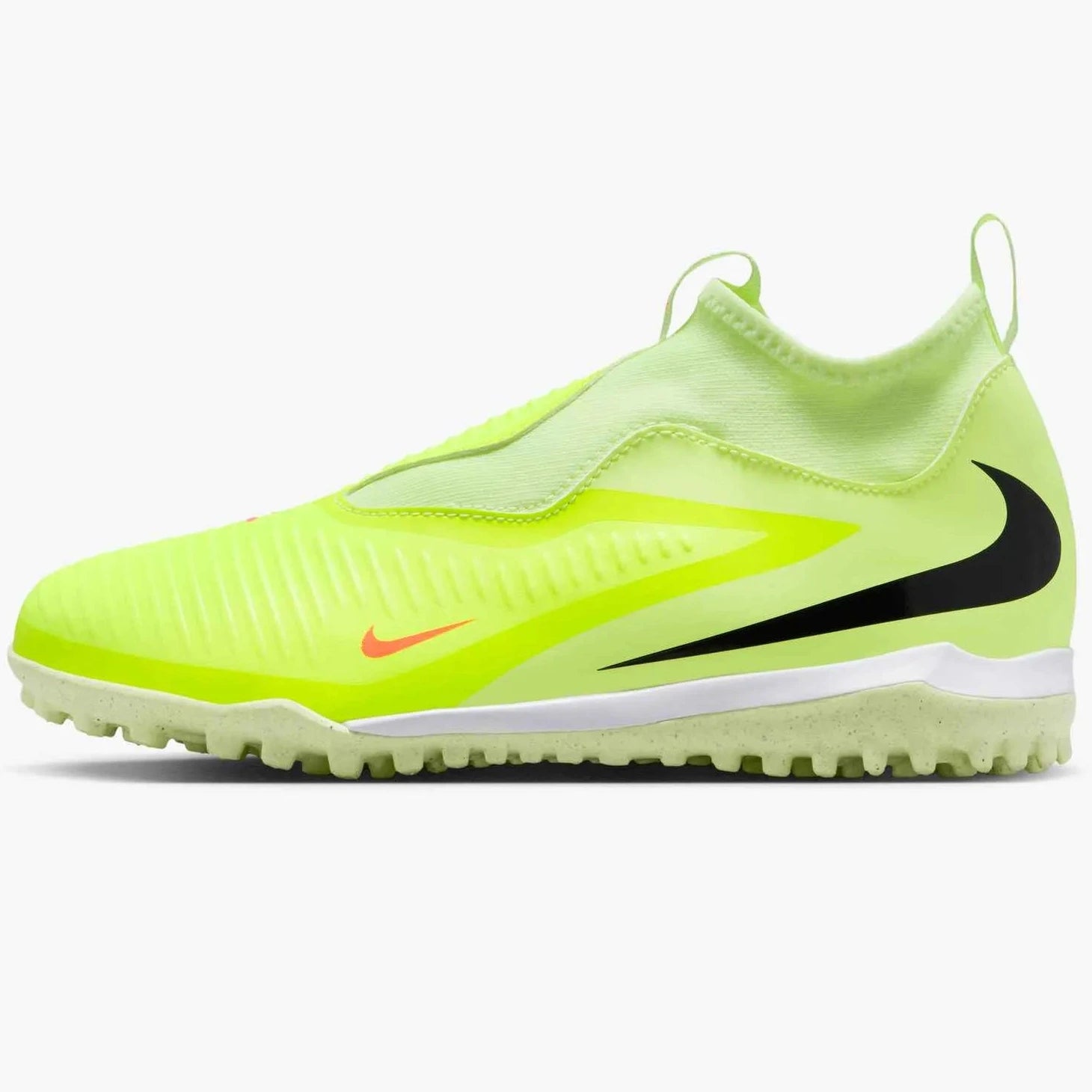 Nike JR Phantom 6 High Academy Turf Soccer Shoes - Max Voltage Pack (HO25) (Side 1)