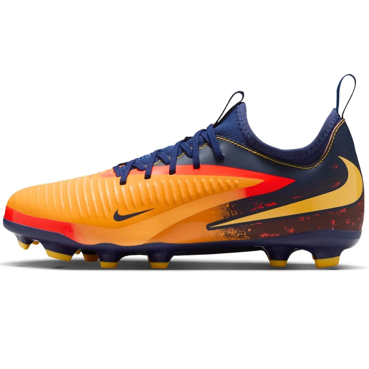 Nike JR Phantom 6 Low Academy Firm/Multi Ground Soccer Cleats - Erling Haaland Pack (FA25) (Side 1)