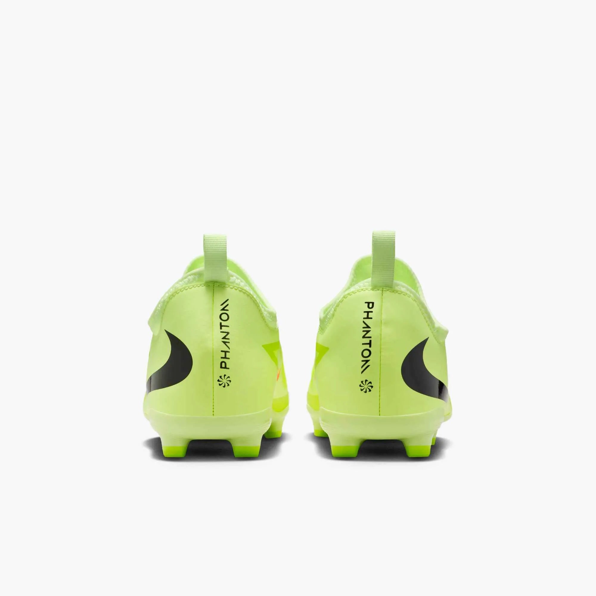 Nike JR Phantom 6 Low Academy Firm_Multi Ground Soccer Cleats - Max Voltage Pack (HO25) (Pair - Back)