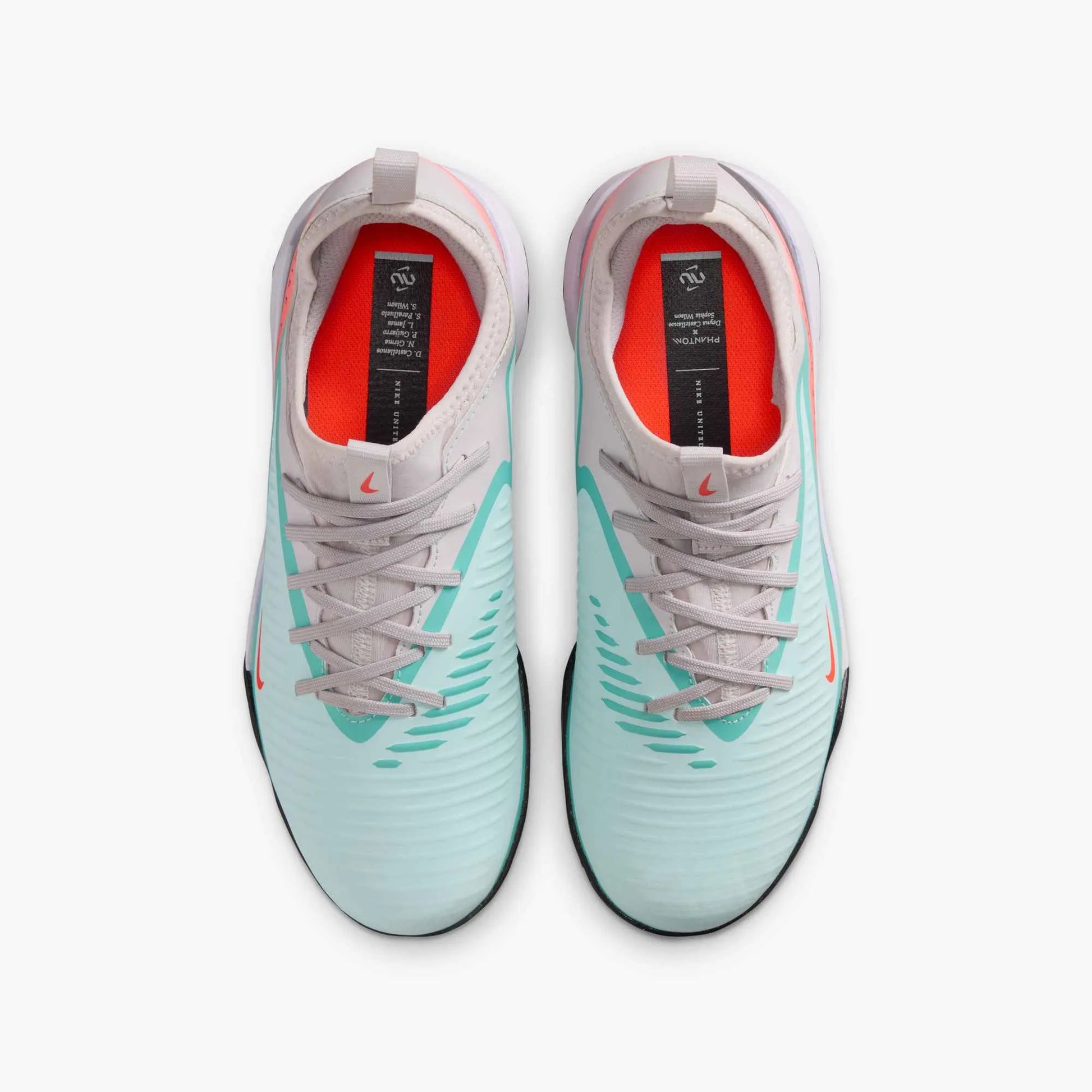 Nike JR Phantom 6 Low Academy Turf Soccer Shoes - Nike United Pack Chapter 2 (HO25) (Pair - Top)